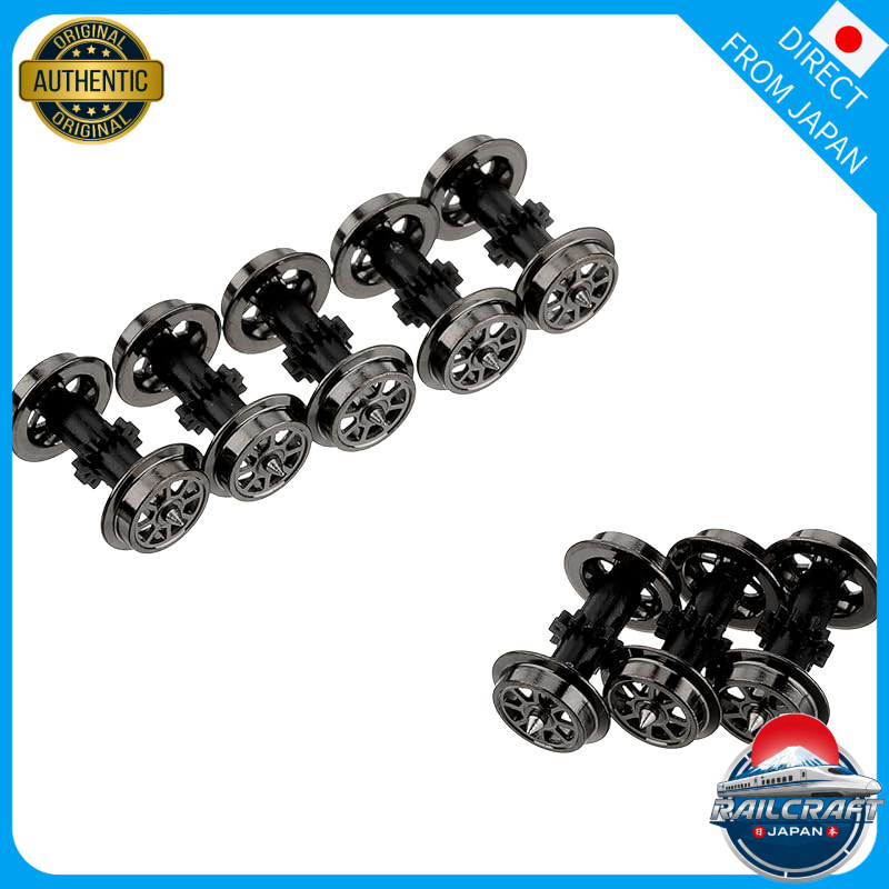 KATO N Gauge Old-Type National Train Spoke Wheels for Model M, 8 pieces included, 11-608