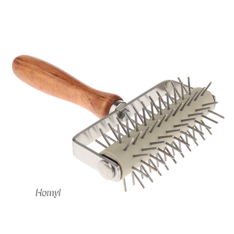 [Homyl] Docker Rolling Docker Cutter Pastry Cookie Bread Pizza Pie Hole Roller