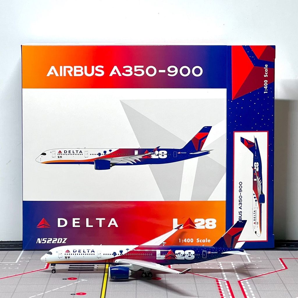 Phoenix 1: 400 เครื่องบินรุ่น Tom Airbus Airbus A350-900 N522DZ ยี่ห้อใหม่จัดส่งฟรี