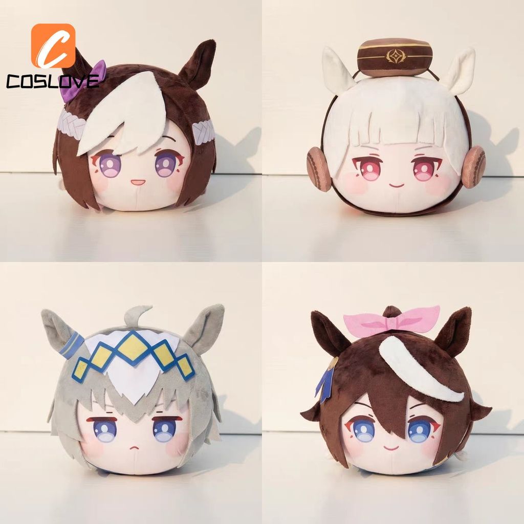 อะนิเมะเกม Umamusume Pretty Derby Oguri หมวก Tokai Teio พัดลมทําหมอนข้างขนาดเล็กตกแต่งเตียงของขวัญวั