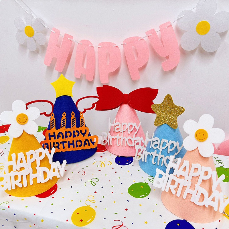 (ส่งจากไทย)🎉หมวกปาร์ตี้ สำหรับใส่วันเกิด🎉 : หนา อยู่ทรง ไม่บาง(GAP)