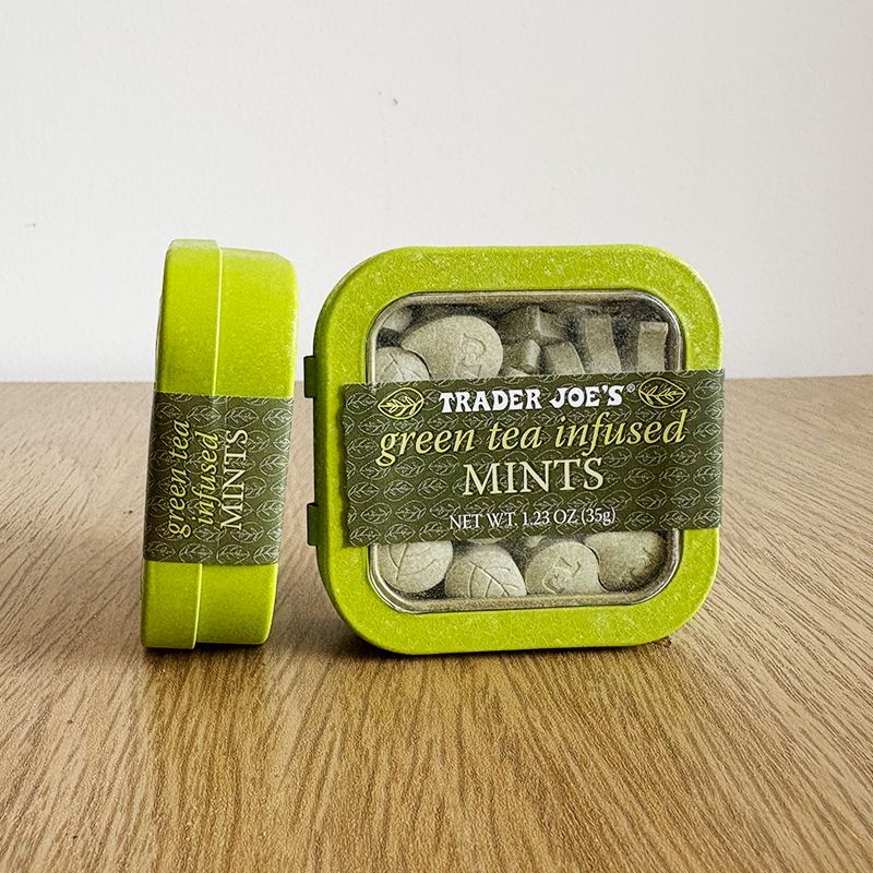 American Trader joes Uncle Joes Green Tea Candy ลูกอมชาเขียวมิ้นต์ลมหายใจสดชื่น/ชาอินเดีย 4/3