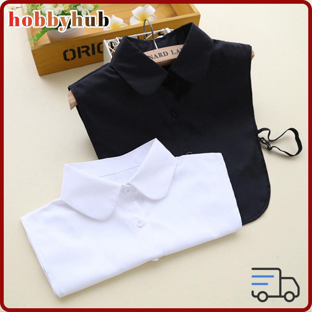 HOBBYHUB Lace Solid Shirt Vintage Clothes Accessories