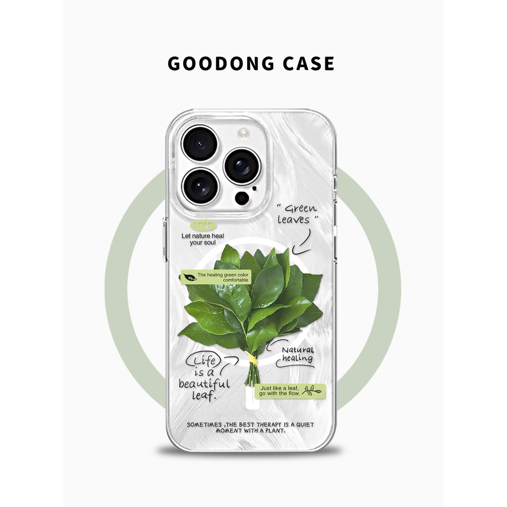 iqoo z9 5g เคส เคส iqoo z9x 5g เหมาะสําหรับ iPhone17promax เพื่อลบ Bad Grapefruit Leaf Apple 16 เคสโ