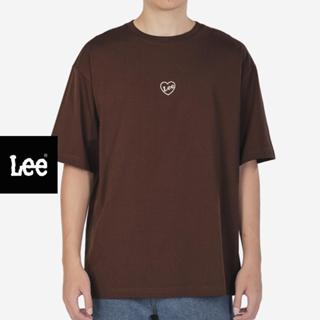 LEE เสื้อยืดแขนสั้นผู้ชาย รุ่น LE F525UTSSC04 สีน้ำตาล