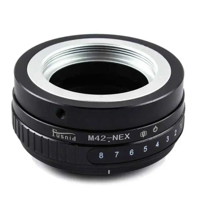 วงแหวนอะแดปเตอร์แบบเอียง 360 องศาสําหรับเลนส์ M42 ถึง E NEX-3 3C 3N 5 F3 VG-900.NEX-EA50 FS100 FS700