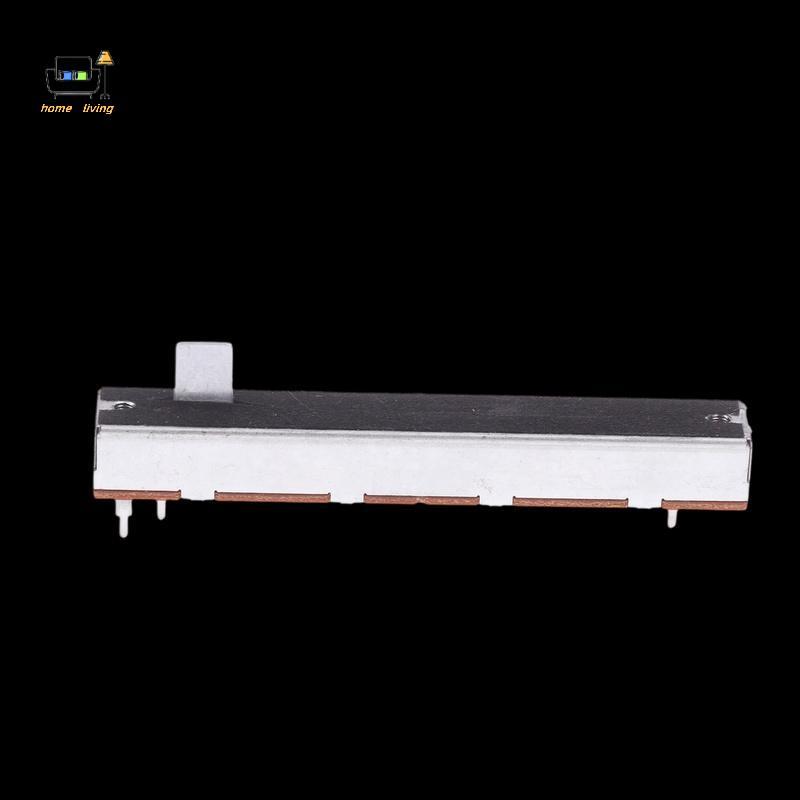 [Onw] 88 มม. 3-Pin Single Potentiometer A10K B10K สไลด์ตรง Potentiometer Mono Channel Mixer Fader St