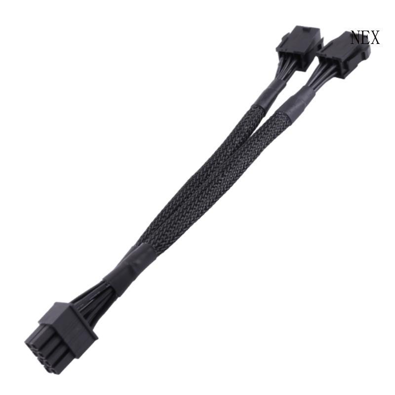 NEX 18AWG 6-Pin to 8-Pin สายแปลง PCIe Splitter Connector สําหรับกราฟิกการ์ด