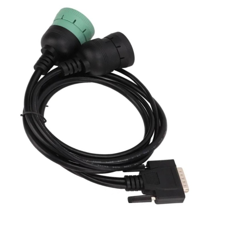 สายอะแดปเตอร์วินิจฉัย QJ 402048 DB15 ลวดทดสอบชายสําหรับระบบวินิจฉัยรถบรรทุก J1939 9 Pin และ J1708 Pr
