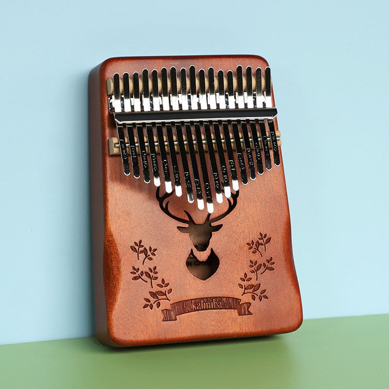 Thumb Piano Kalimba 17-Tone เปียโนนิ้วเริ่มต้น Kalimba เปียโนนิ้ว Kalimba เครื่องดนตรี