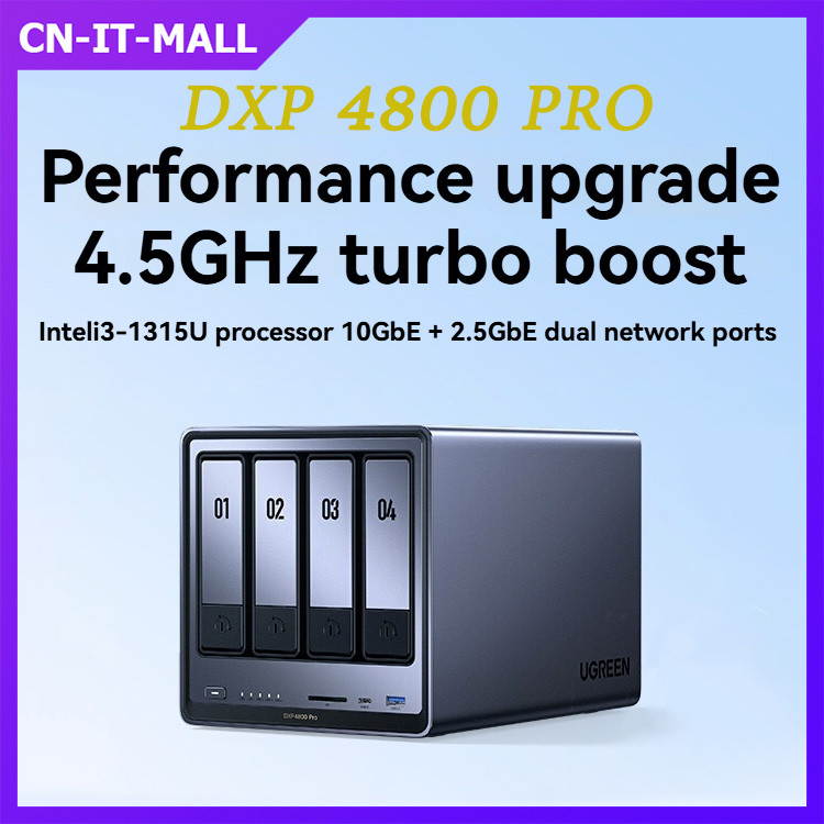 [NAS] UGREEN Private Cloud DXP4800Pro 4-Bay 10-Gigabit Home NAS Network Storage