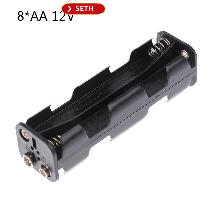 SETH Long Strip Type 8 X AA Battery Case Holder 12V Ba To Ba Battery Storage Box Vary