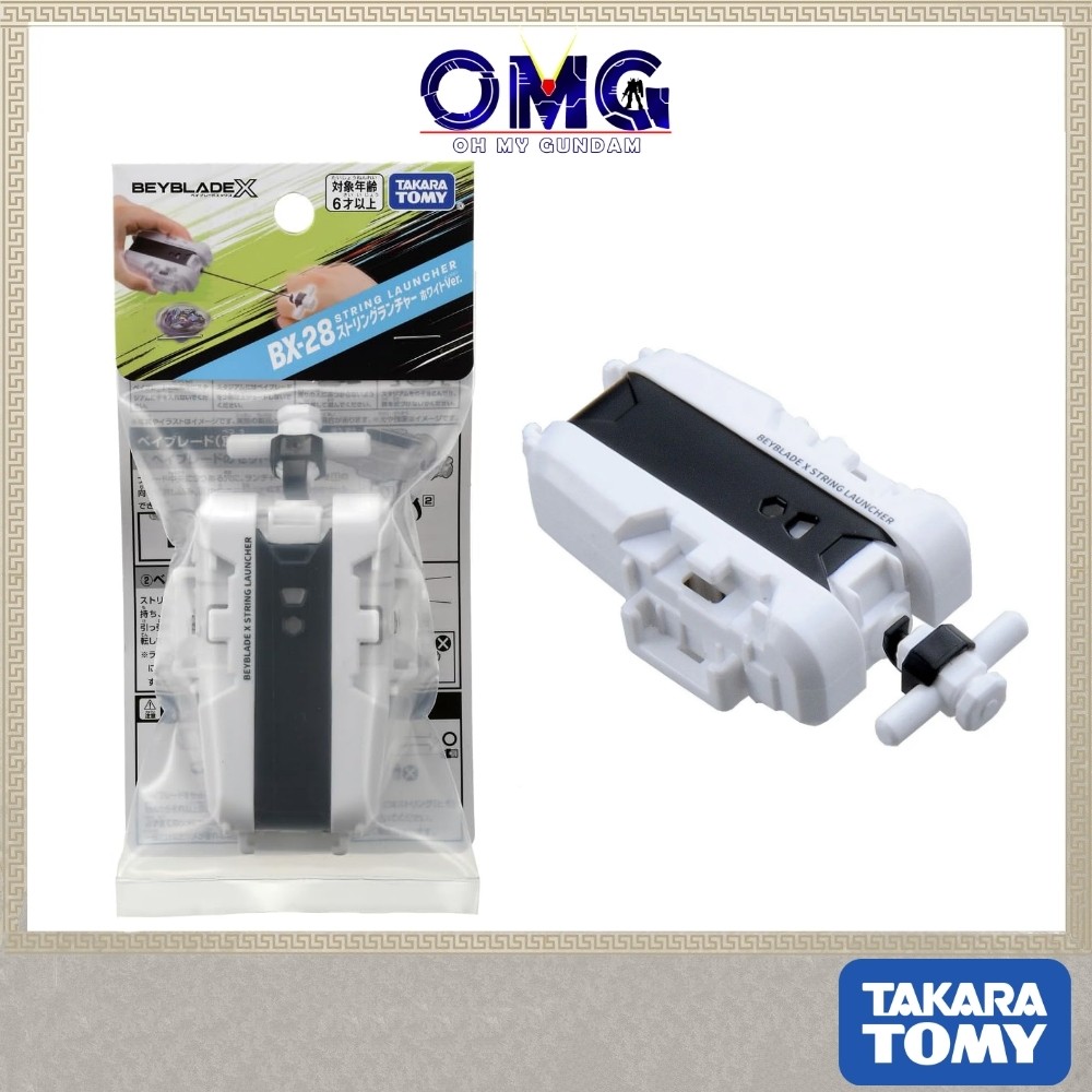 Takara Tomy Beyblade X BX-28 String Launcher 914518 เสื้อปั่น Bey Blade BX28 OMG