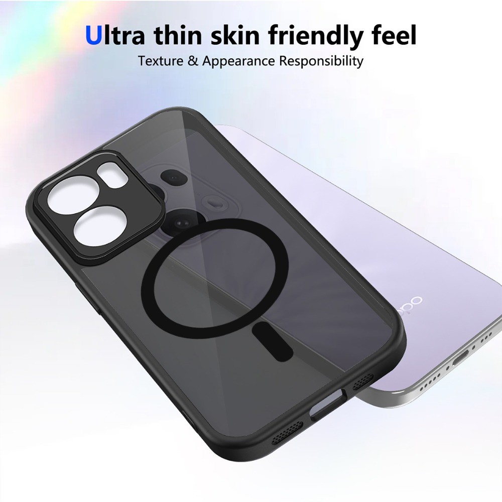 Matte สําหรับ OPPO Reno14 F/Pro Reno13 Reno12 Reno 14F 12 13 14 Pro 13F 12F เคสโทรศัพท์แม่เหล็กชาร์จ