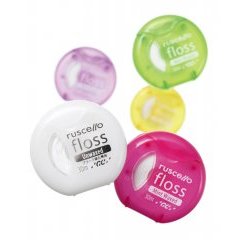 【GC】Luchero Dental Floss 30m Assorted Set (6 pieces)【Floss/Dental Floss】 (2 Unwaxed + 4 Mint-Waxed i