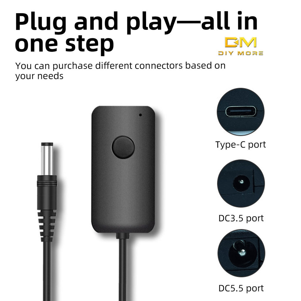 DIYMORE DC 5V ทํางานร่วมกับ Tuya WiFi DC Cycle Timer Switch รองรับรีโมทคอนโทรลผ่านแอปมือถือและควบคุม