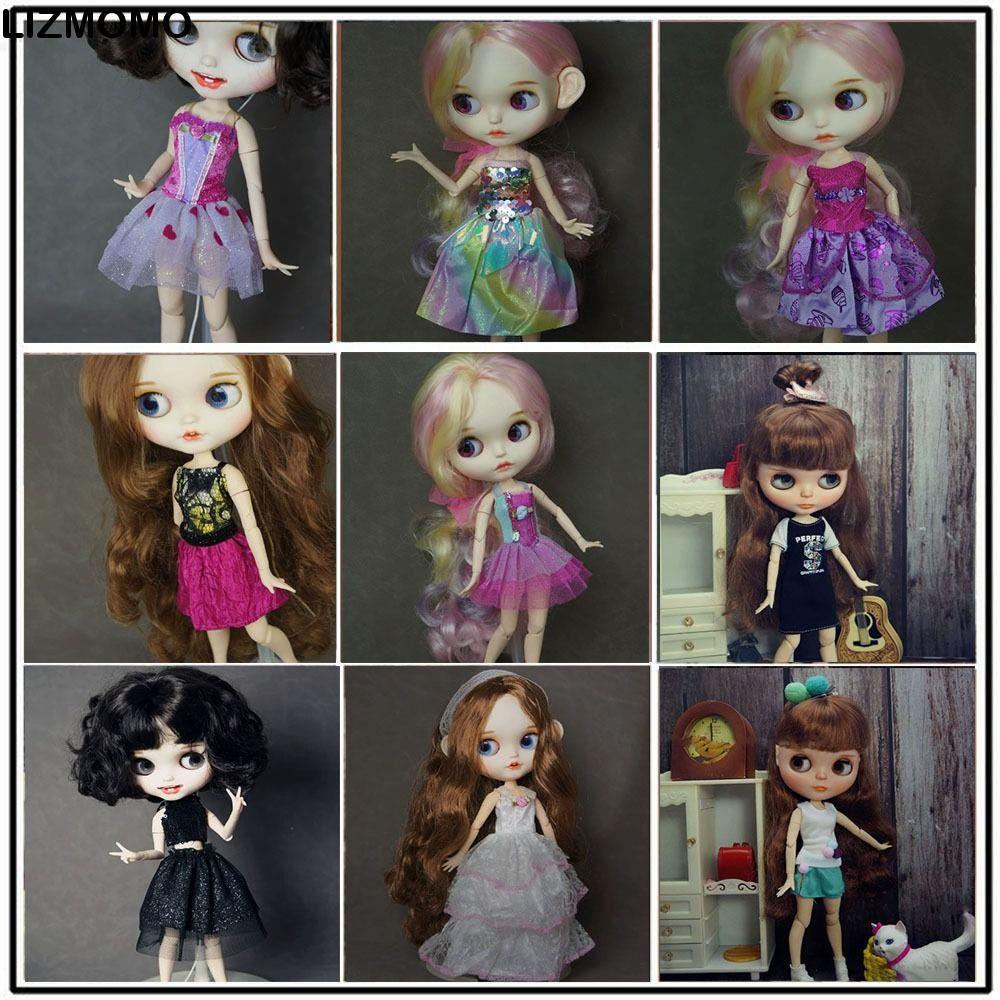 LIZMOMO Elegant T-shirt Dresses, Fashion DIY Accessories Doll Simple Dresses, Gift Toys Mini Cute Pr