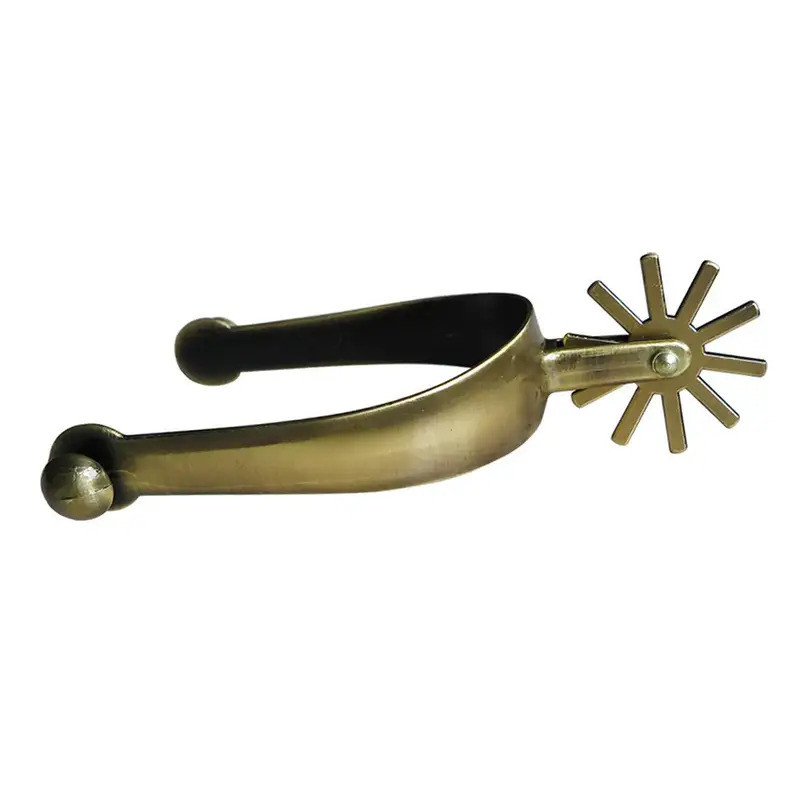 2x Horse Spurs Equen Gear รองเท้าโบราณ Spurs Western Cowboy Spurs