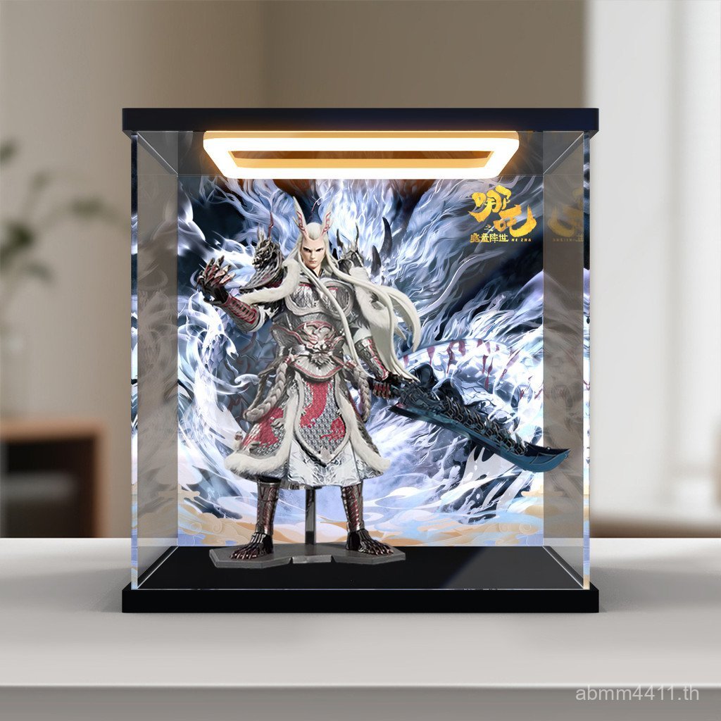 ฝาครอบป้องกันฝุ่น Tongpin Hai เหมาะสําหรับกล่องเก็บของประเภท 2 Cool Nezha กลับ Ao แสงอะคริลิค Bandai