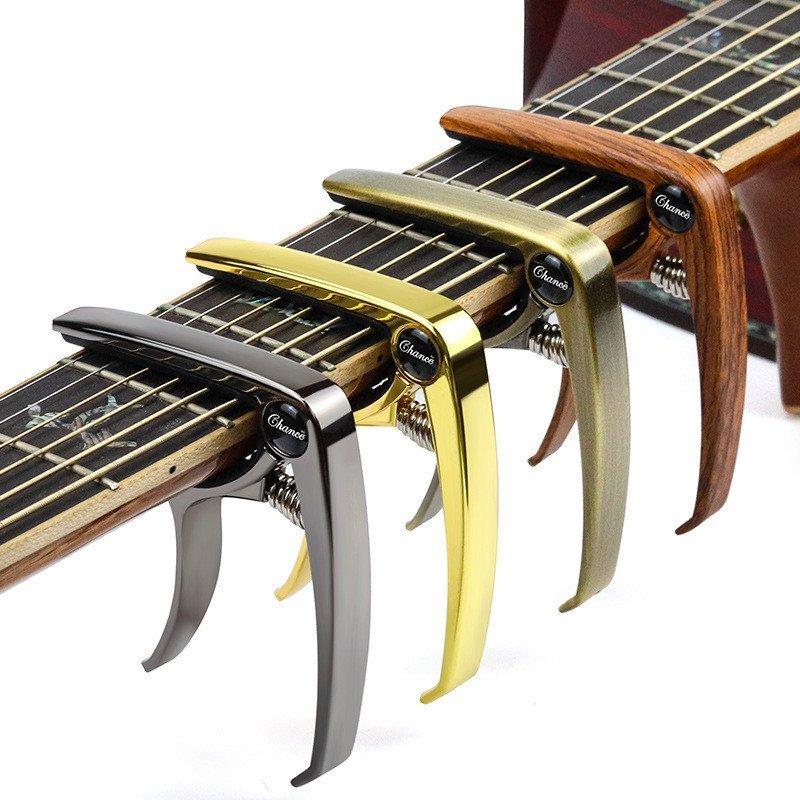 กีต้าร์โปร่ง Capo กีต้าร์โปร่งไฟฟ้า Capo โลหะผสมกีตาร์โลหะ Capo อุปกรณ์กีตาร์ Pry String