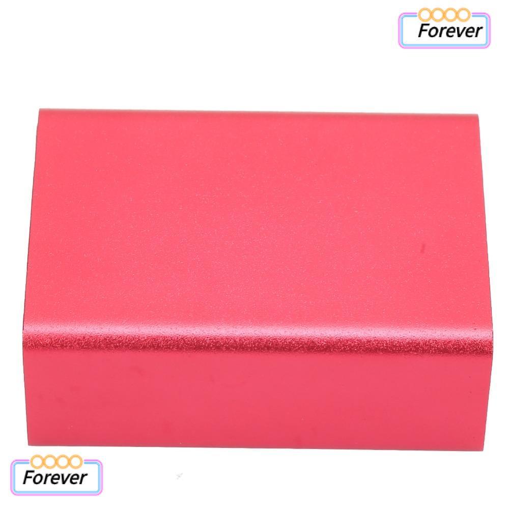 FOREVER กล่องอลูมิเนียม, Frosted Red 23*44*60 มม. กล่องเครื่องมือแผงวงจร, กล่องใส่โครงการอิเล็กทรอนิ