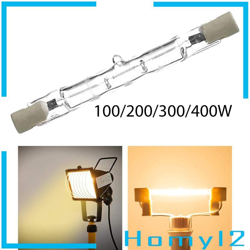 [HOMYL2] R7S J Type หลอดไฟฮาโลเจนหรี่แสงได้ 2800K Linear Lamp สําหรับ Landscape Work Security Light