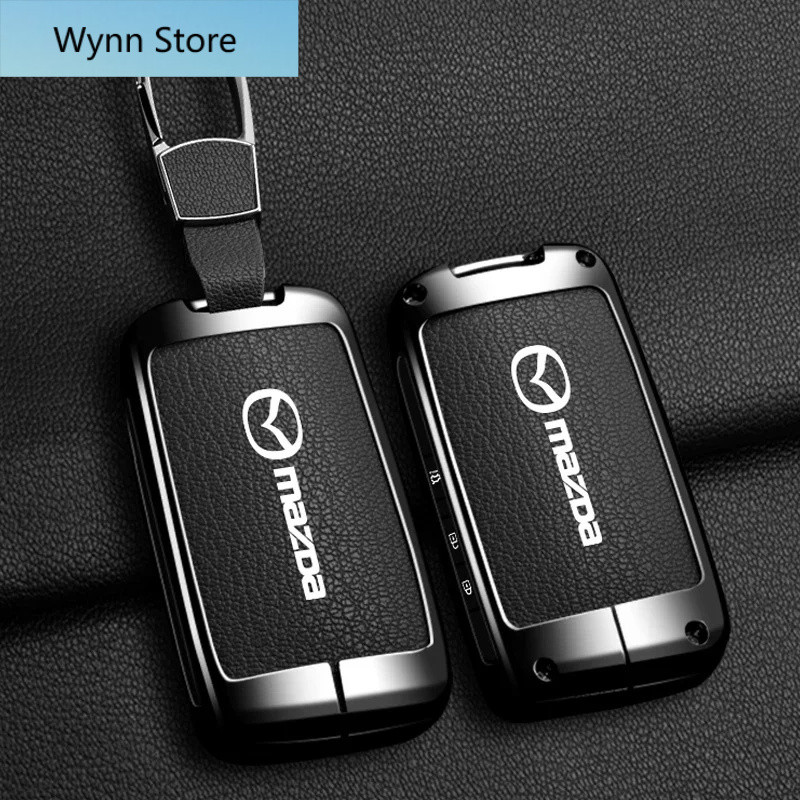 ฝาครอบกุญแจรถผู้ถือเชลล์ป้องกัน Fob สําหรับ Mazda 3 Alexa CX30 CX-4 CX5 CX-5 CX8 CX-8 CX-30 CX9 CX-9