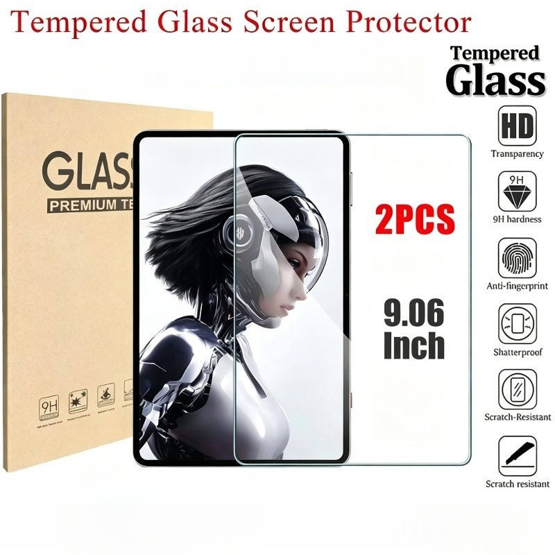 1-2 ชิ้น Anti Blue Light กระจกนิรภัยสําหรับ ZTE nubia RedMagic Nova Astra 10.9 9.06 Matte Screen Protector สําหรับ ZTE nubia Pad Pro 10.9 HD แท็บเล็ตป้องกันฟิล์ม
