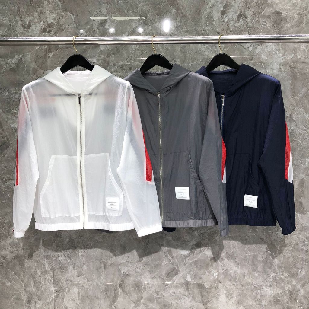 FB7F thombrowne Summer sun protection clothing, sun-blocking cardigan, couple's long-sleeve batwing 