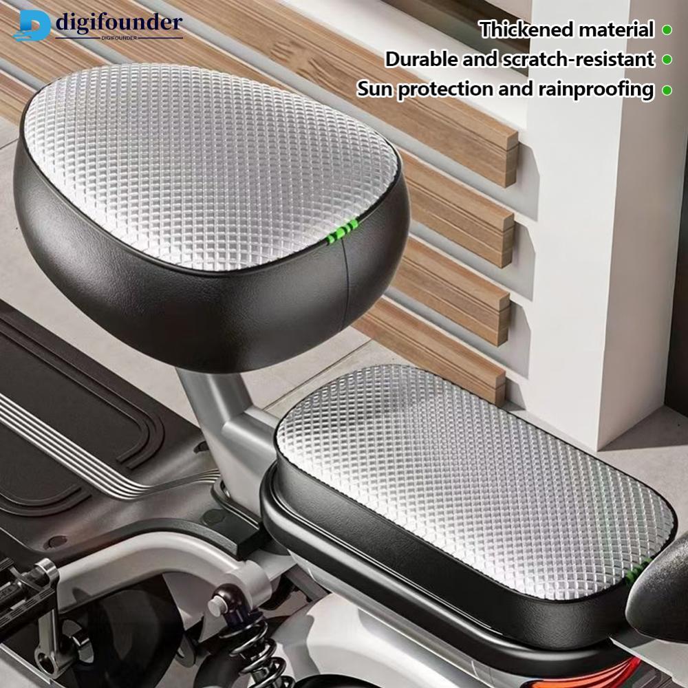 DIGIFOUNDER ผ้าคลุมเบาะสกู๊ตเตอร์และE-bike แบบครบเซ็ท พร้อมฟังก์ชันกันแดด กันฝน และฉนวนกันความร้อน B