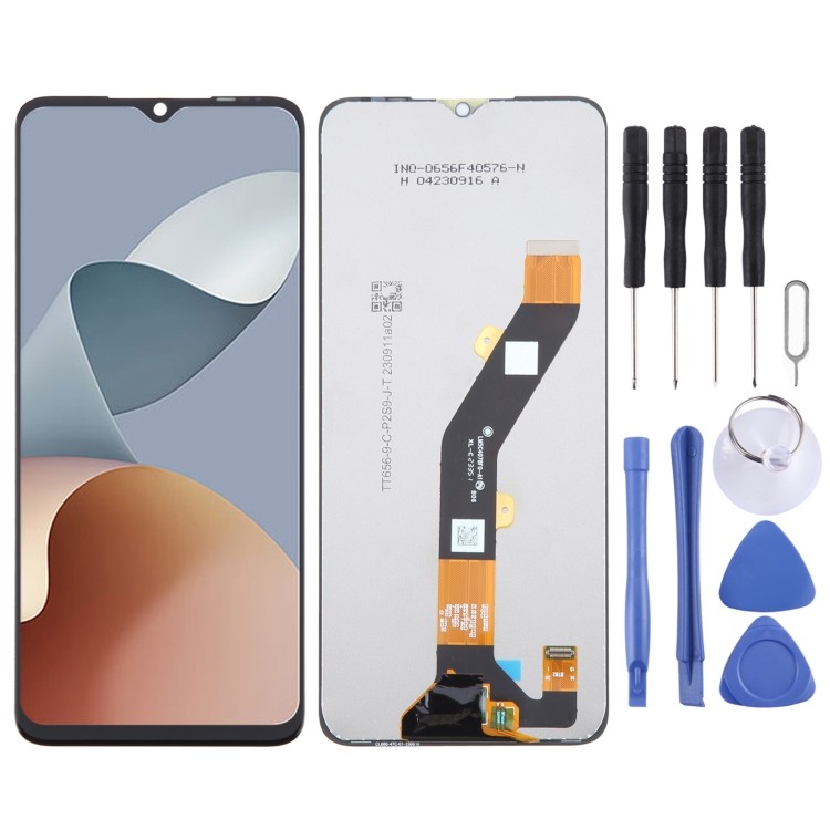 พร้อมส่ง สําหรับ ZTE Blade A34 หน้าจอ LCD พร้อม Digitizer Full Assembly (สีดํา)