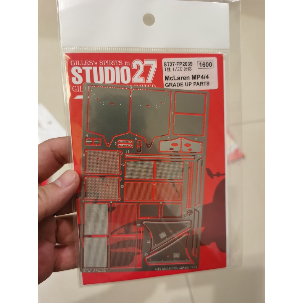 [Orphan] Studio27 1/20 99T Etching Sheet ขาย Studio27 1/20 mp4/4 140 Studio27 1/20 mp4/5B 140 Studio