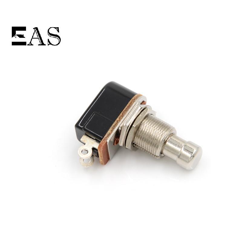 [EA] สวิตช์กีตาร์ไฟฟ้าใหม่ Momentary Push Button Foot Switch SPST TH