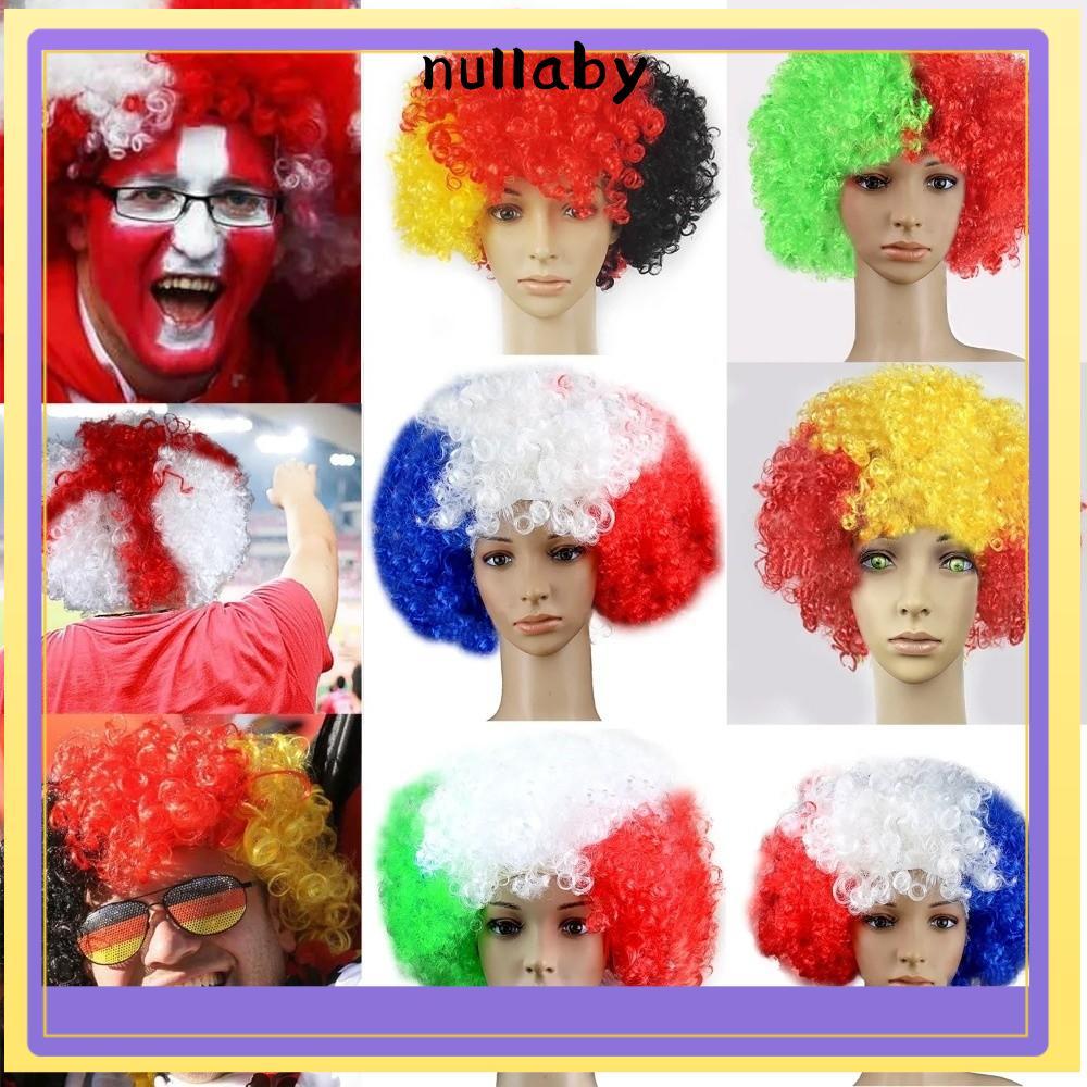 วิกผมทรง Afropuff คลื่นฟู เสริมลุคตลกสำหรับงานปาร์ตี้คริสต์มาสและฮาโลวีน