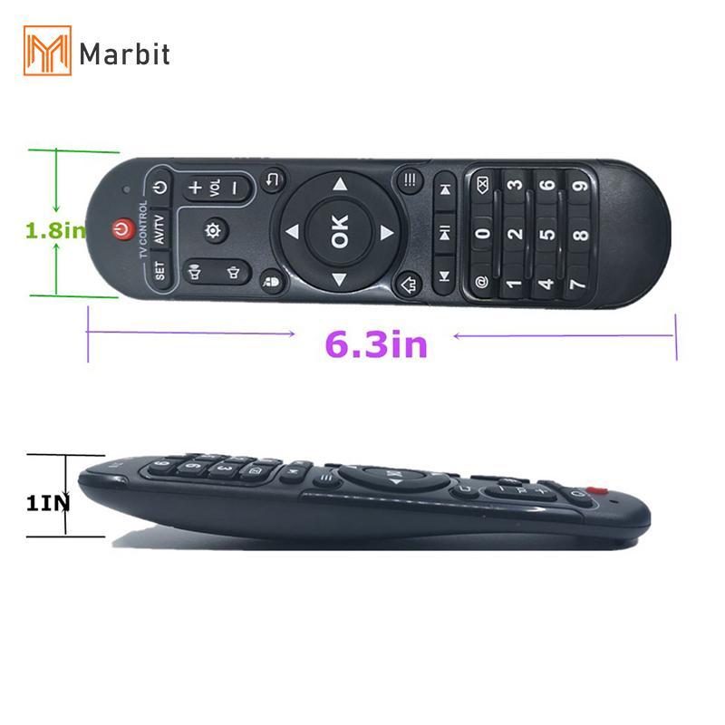 Marbit รีโมทคอนโทรลสําหรับ X96 MAX X98 PRO X92 Controller Android TV กล่อง null