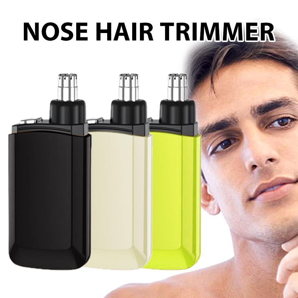 Type C Rechargeable Nose Hair Trimmer, Portable Personal Grooming Tool With Rounded Tip Design, G4b0