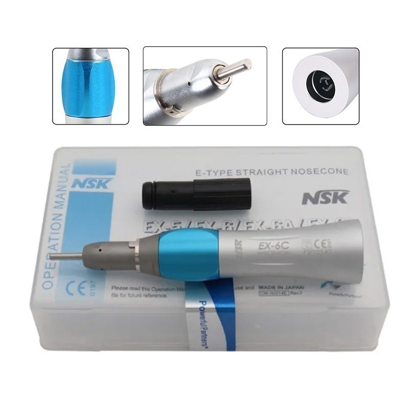 CODWelcome DTXMNSK Low Speed Handpiece Air Motor E-type 2 หลุมเครื่องมือทันตแพทย์