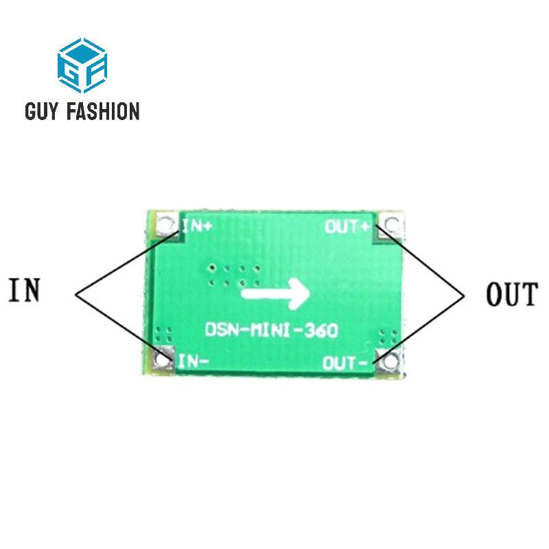 Man แฟชั่น 3A Mini DC-DC step down converter โวลต์ 5V-23V ถึง 3.3V 6V 9V 12V
  .