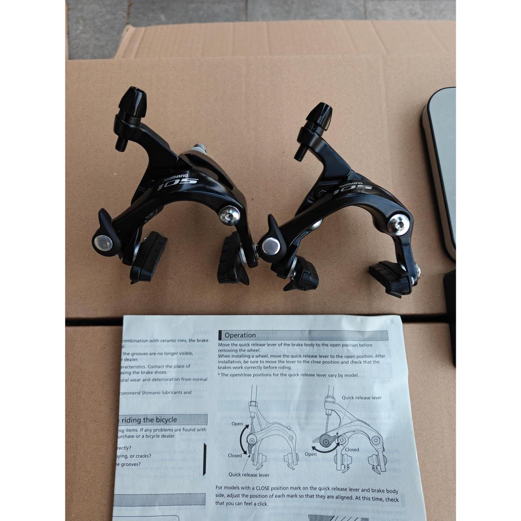 แคลมป์แคลมป์แคลมป์แกนคู่ Shimano 105 5800 คาลิปเปอร์เบรกแหวน