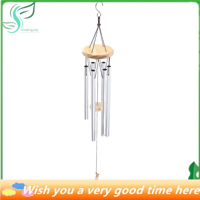 ^Star^ Wind Chimes สําหรับภายนอก, Chimes พร้อมตะขอ S DIY จี้ไม้สวน Wind Chime ตกแต่งบ้าน Wind Chimes