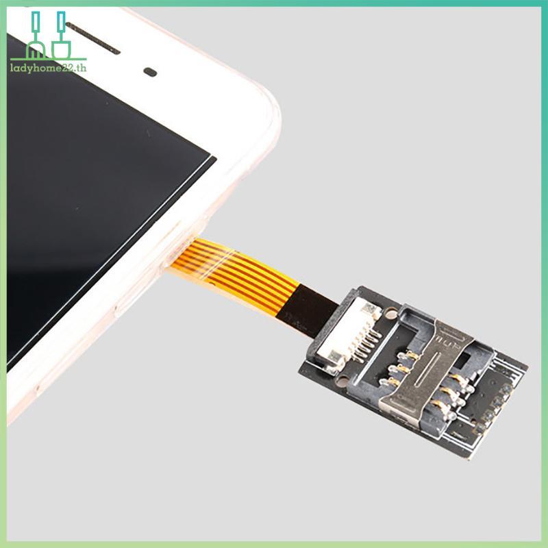 DOULLADY Nano 4FF ซิมการ์ด Converter FPC สายต่อนาโน 4FF Micro 3FF มาตรฐาน 2FF ซิม Usim การ์ดอะแดปเตอ