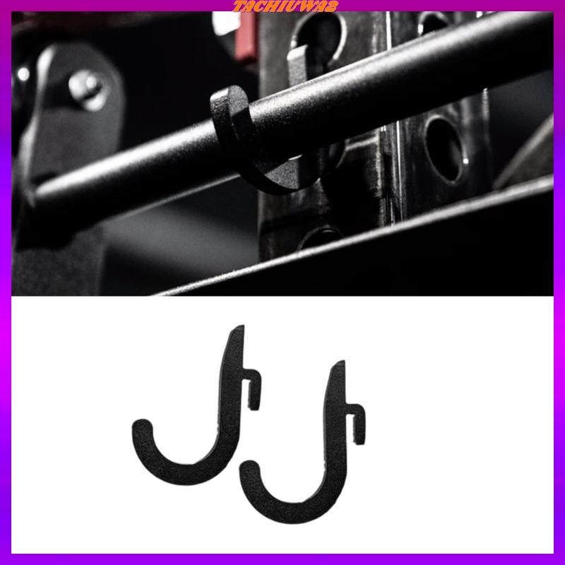 [Tachiuwa2] Squat Rack Holder สิ่งที่แนบมา Heavy Duty Steel J Hooks Gym Bar Organizer สําหรับ Power 