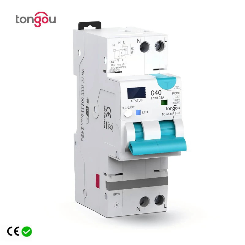 ขายร้อน ของแท้ original TUYA WIFI RCBO LED ปรับสมาร์ท Circuit Breaker Residual Current Circuit Break