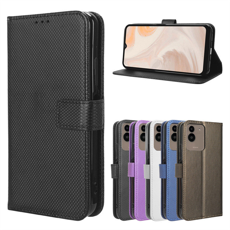 เหมาะสําหรับ Aiwa โทรศัพท์ B-2 เคสโทรศัพท์ JA3-SMP0602 รูปแบบเพชรโทรศัพท์ซองหนัง Flip Card Strap