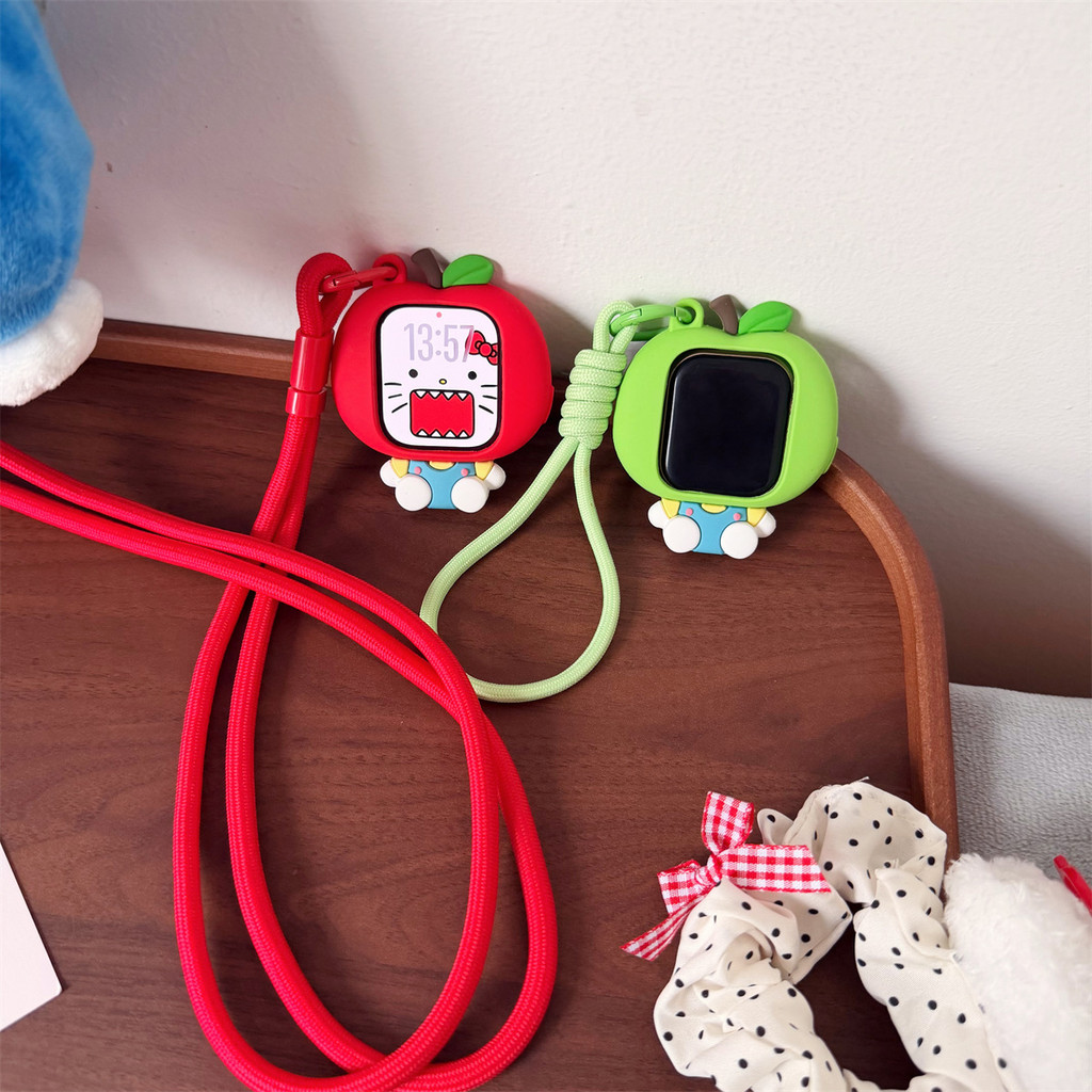 เคสซิลิโคน Hello Kitty สำหรับ iwatch S11 10 9 8 7 ULTRA 6.5 4 SE 3 2 1 ขนาด 38 มม. 40 มม. 41 มม. 42 มม. 44 มม. 45 มม. 46 มม. 49 มม