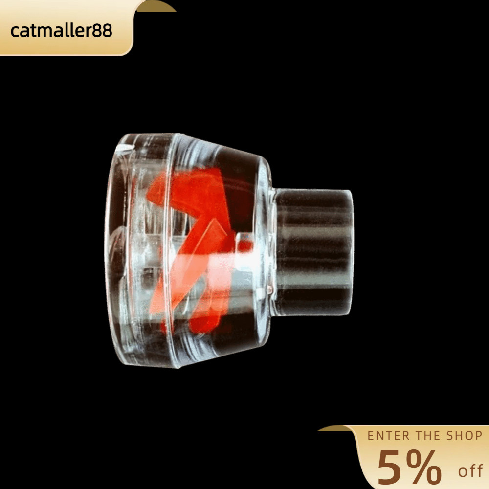 CATMALLER88 Aquarium Wave Maker หัวฉีด,รูปพัดลมโปร่งใสหมุน Wave Outlet, Stream Tank เหมาะสําหรับกลับ