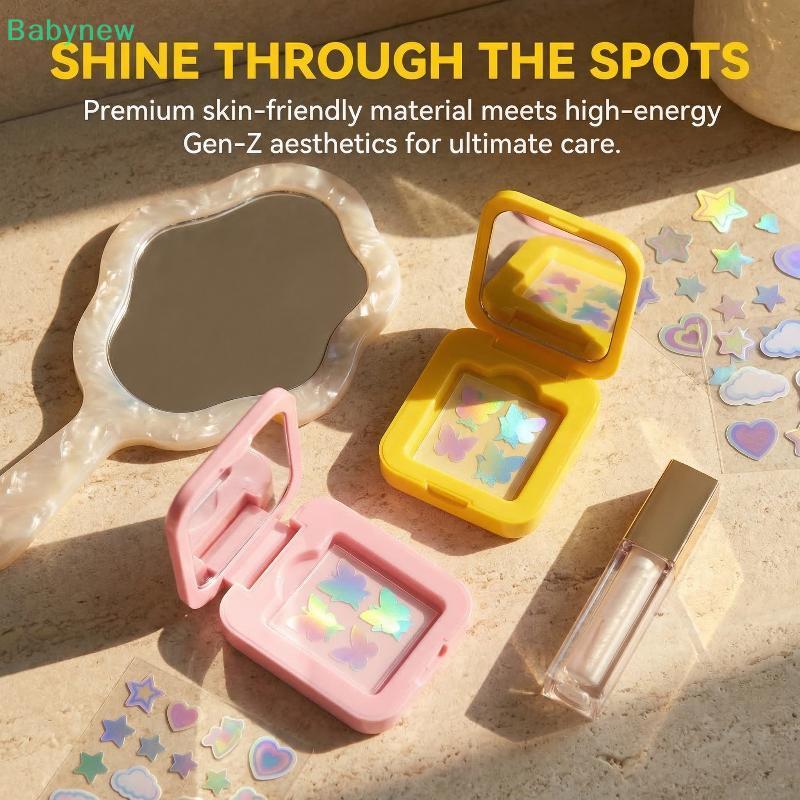 <Babynew> Laser Star Butterfly Pimple Patch Set Hydrocolloid Stiers Cute Colourful Skin Care for Dai