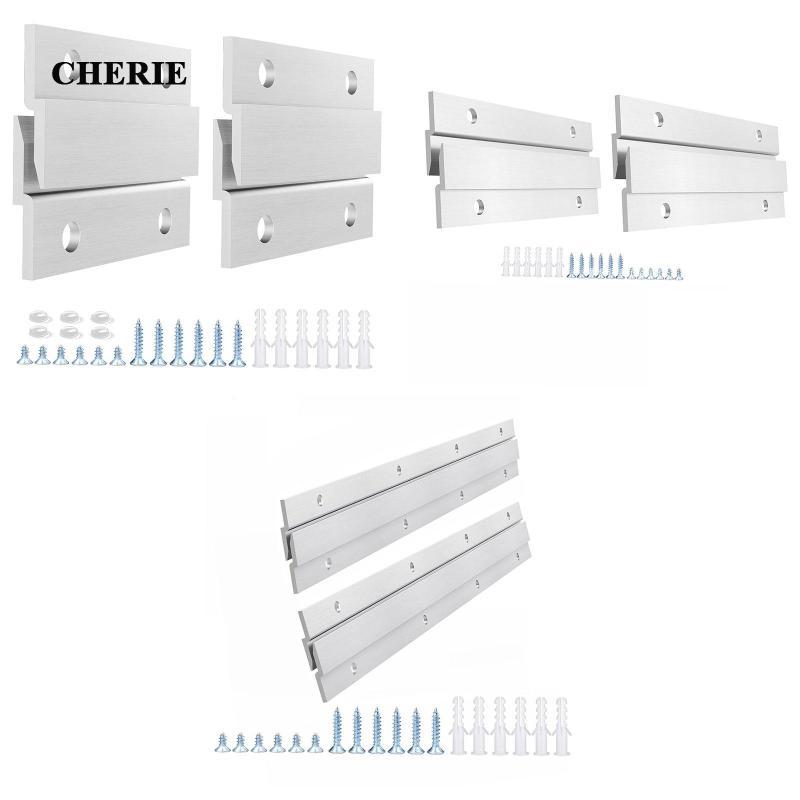 [Chery] 4x Cleat Picture Hanger Hooks Hardware Practical Hanger Brackets Z Hanger Interlocking for M