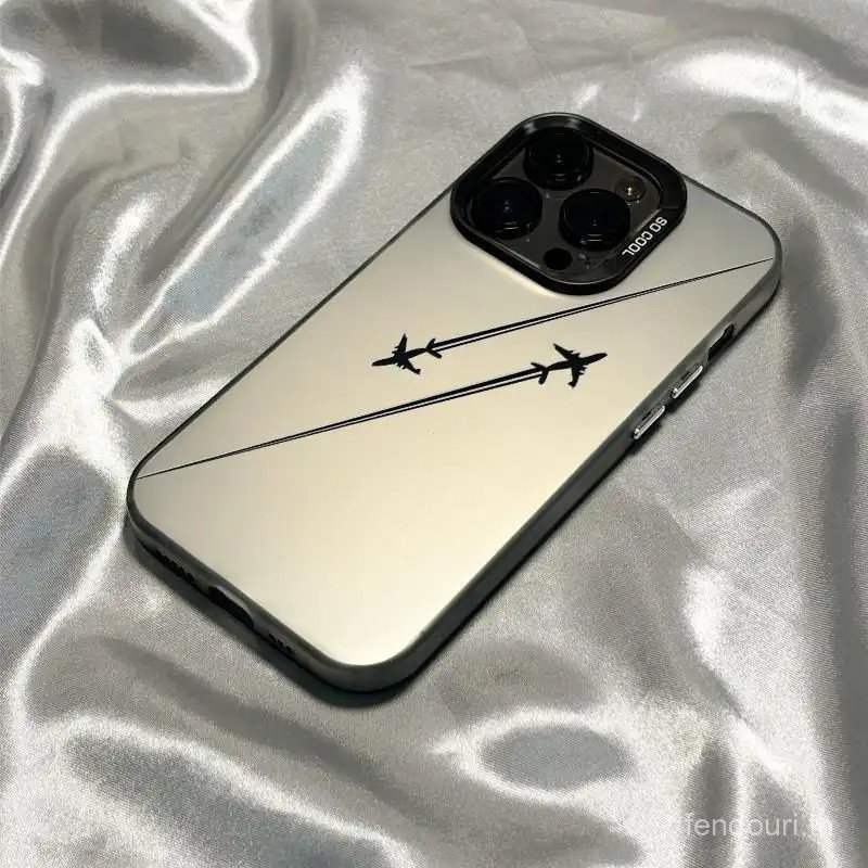 Simple รูปแบบเครื่องบินประณีต High-End อินเทรนด์ Shock-proof เคสโทรศัพท์เหมาะสําหรับ Samsung S25PLUS