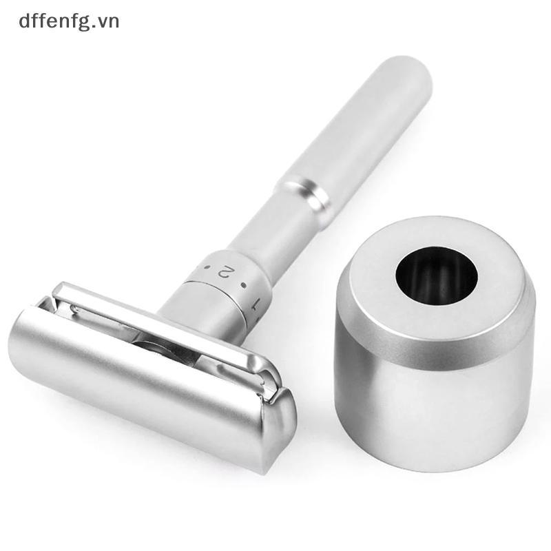 Razor Solo Stand/Base Brushed Aluminium Alloy Adjustable Safety Razor Stand